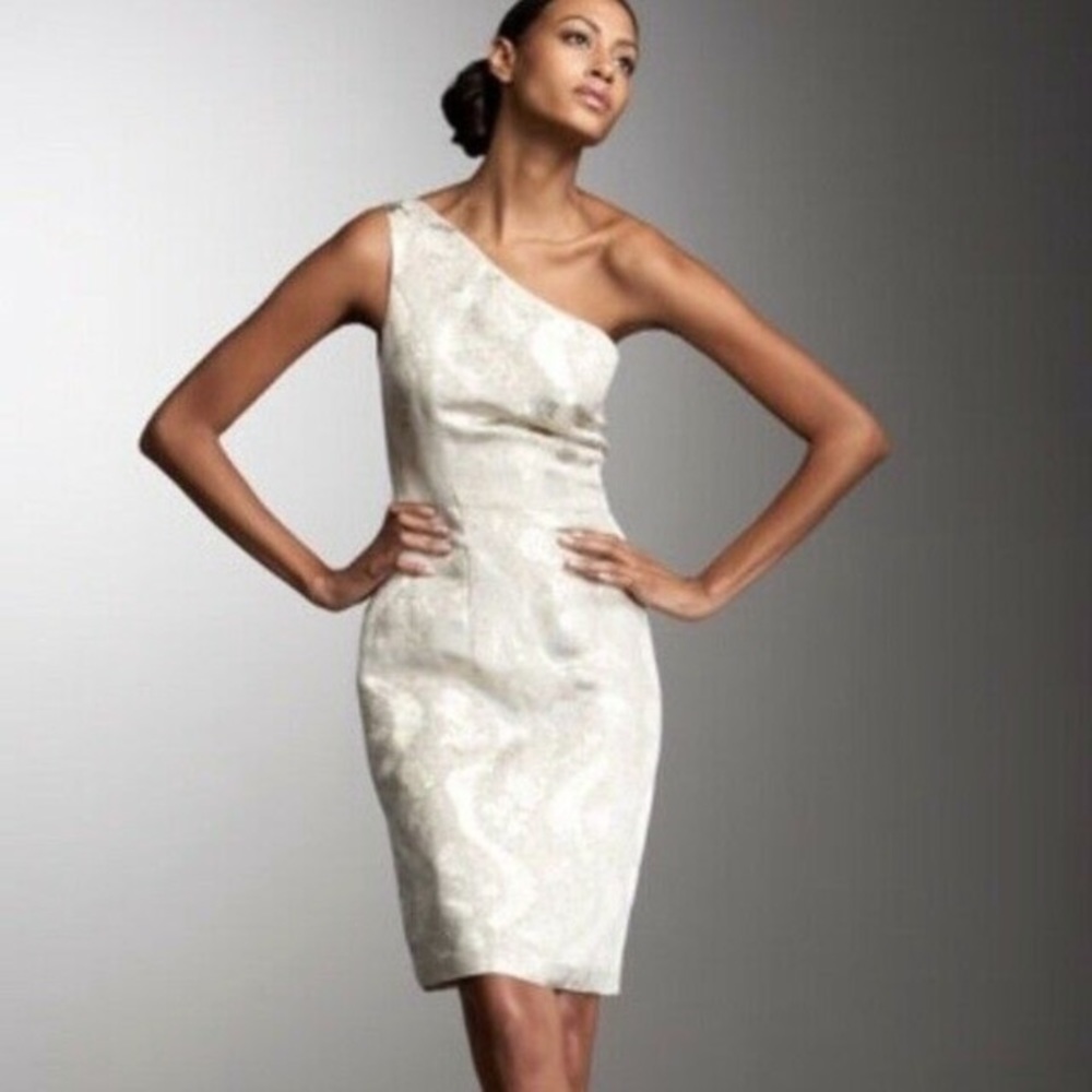 Tory Burch Gold Cocktail Dress